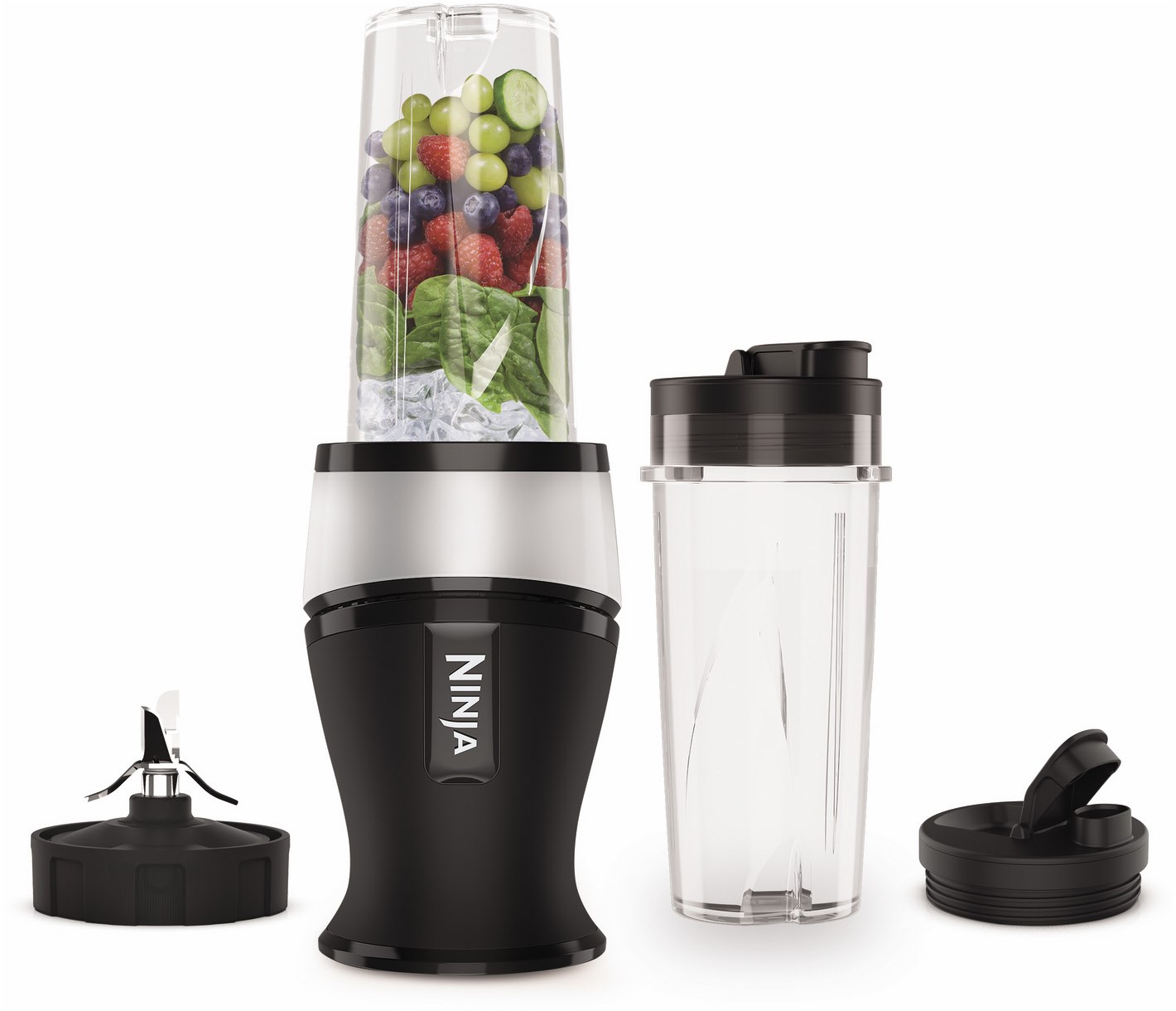 QB3001EUS Smoothie Maker silber/schwarz QB3001EUS Smoothie Maker silber/schwarz von Ninja