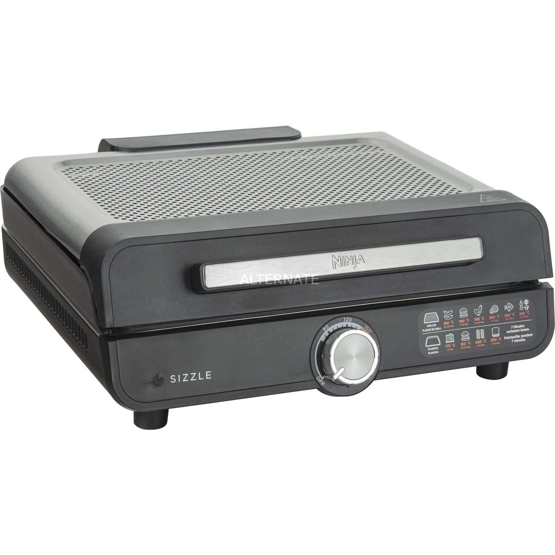 Sizzle Elektro-Grillplatte und Plancha GR101EU Sizzle Elektro-Grillplatte und Plancha GR101EU von Ninja