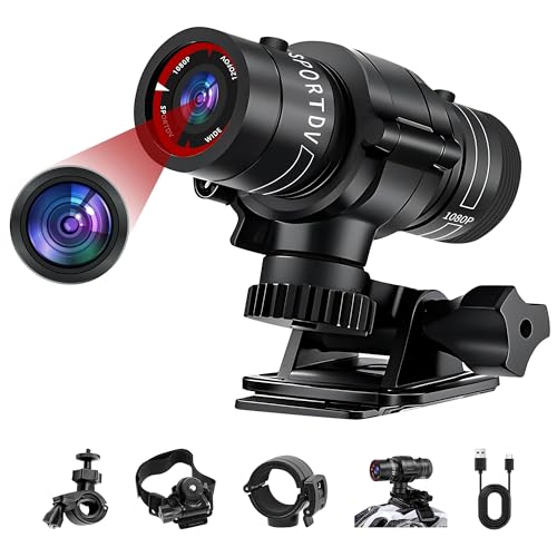 NinjaCam Action Cam, 1080P HD & 120° Weitwinkel Actionkameras, Helmkamera Fahrrad, Wasserdicht Fahrrad Kamera, Bodycam Körperkamera für Outdoor Fahrrad Motorrad Reiten NinjaCam Action Cam, 1080P HD & 120° Weitwinkel Actionkameras, Helmkamera Fahrrad, Wasserdicht Fahrrad Kamera, Bodycam Körperkamera für Outdoor Fahrrad Motorrad Reiten von NinjaCam