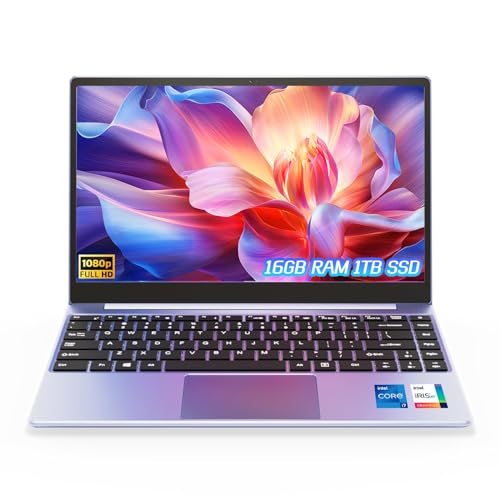 Ninkear Notebook 14,1 Zoll Intel Core I7 11390H 5,0 GHz 16 GB DDR4 1TB SSD 1920 * 1080 FHD Grafik Intel Iris Xe Metallgehäuse Tastatur mit Hintergrundbeleuchtung Windows 11 Home WiFi 6 von Ninkear