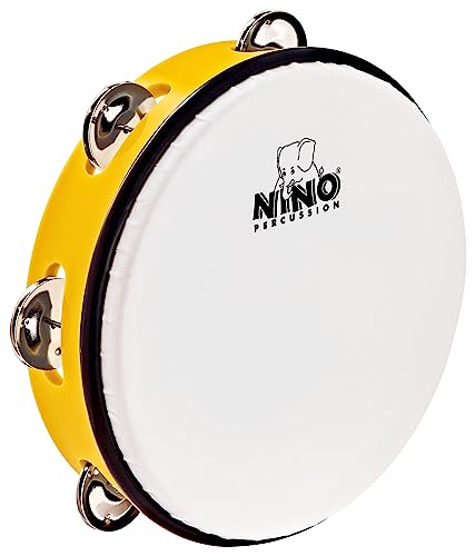 NINO Percussion ABS Tambourine 8" - Gelb (NINO51Y) von Nino Percussion