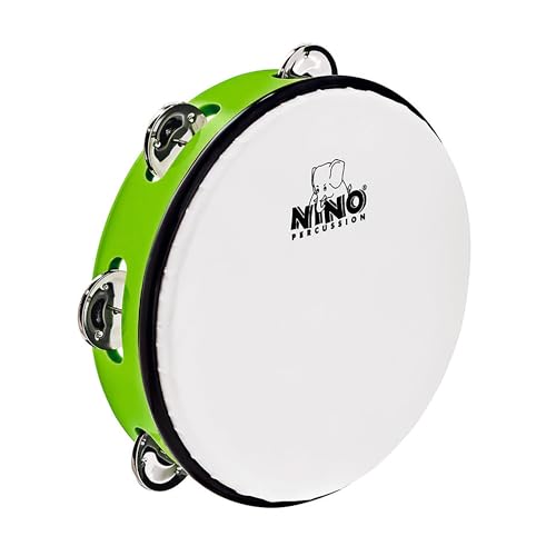 NINO Percussion ABS Tambourine - Grün (NINO51GG) von Nino Percussion