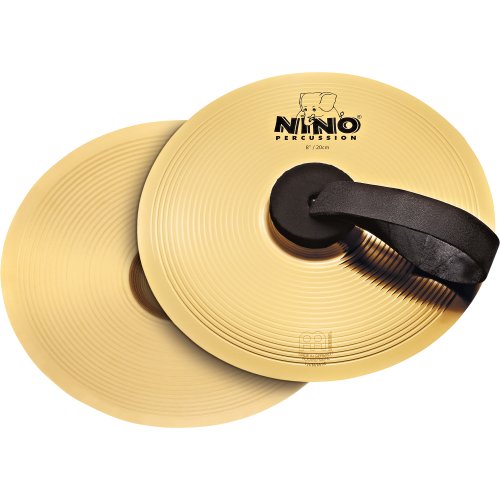 Nino Percussion NINO-BR20 Becken Paar 20,3 cm (8 Zoll) Messing Legierung von Nino Percussion
