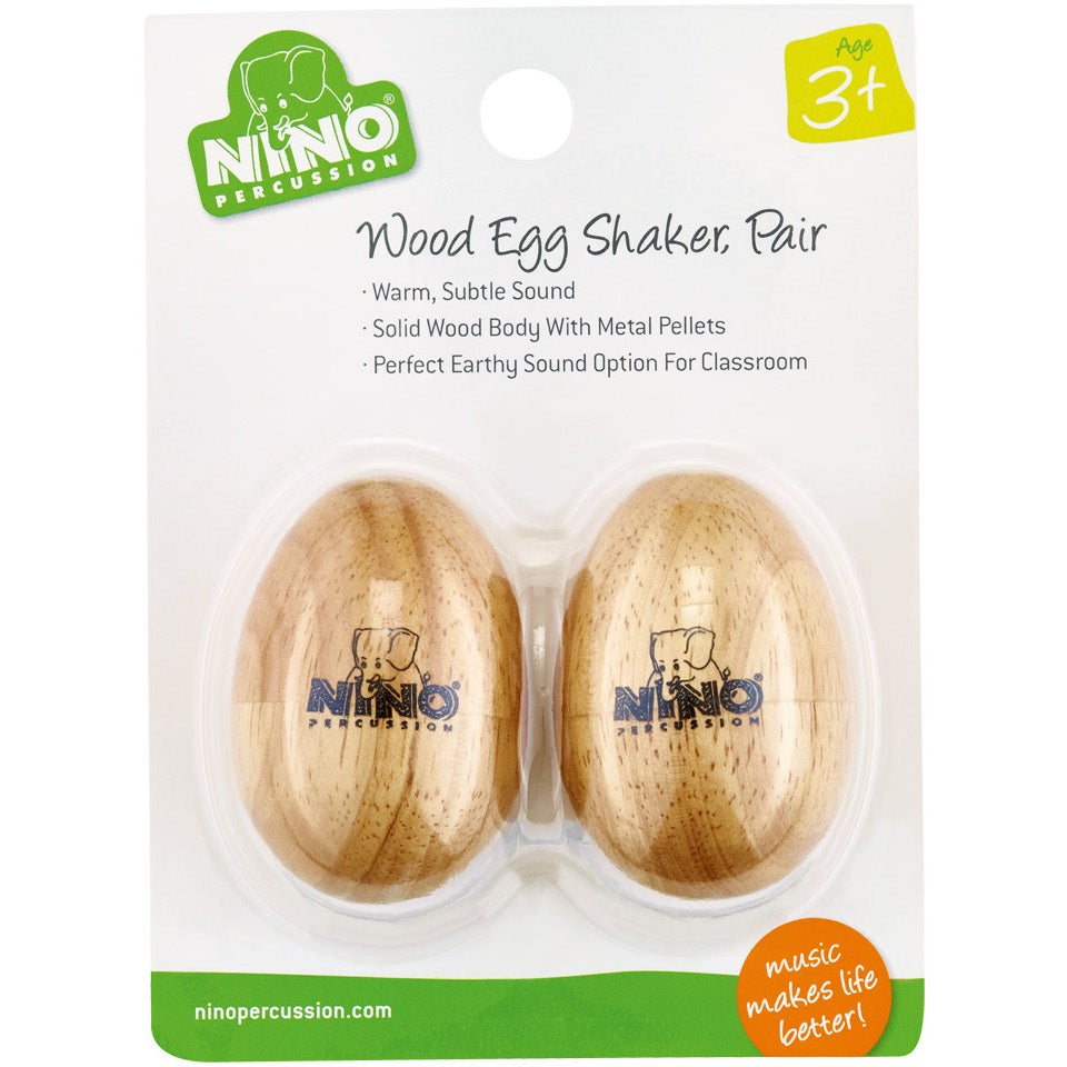 Nino Percussion NINO562-2 Small Wooden Egg Shakers (Pair) von Nino Percussion