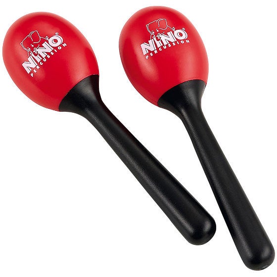 Nino Percussion NINO569R Kunststoff-Maracas, rot von Nino Percussion