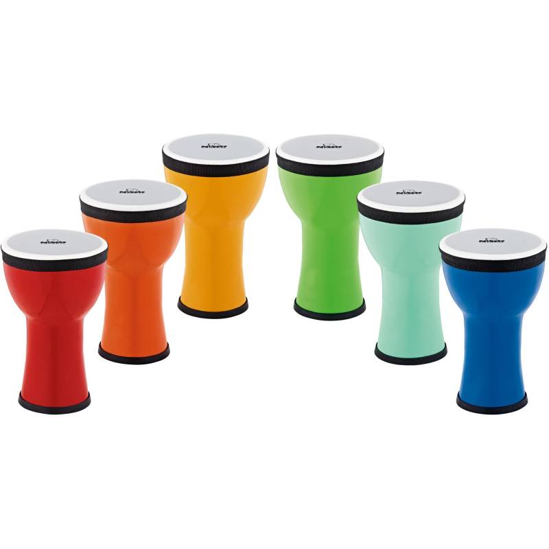 Nino Percussion NINOSETEMDJ Classroom Group Rhythm Set of Djembes (Set of 6) von Nino Percussion