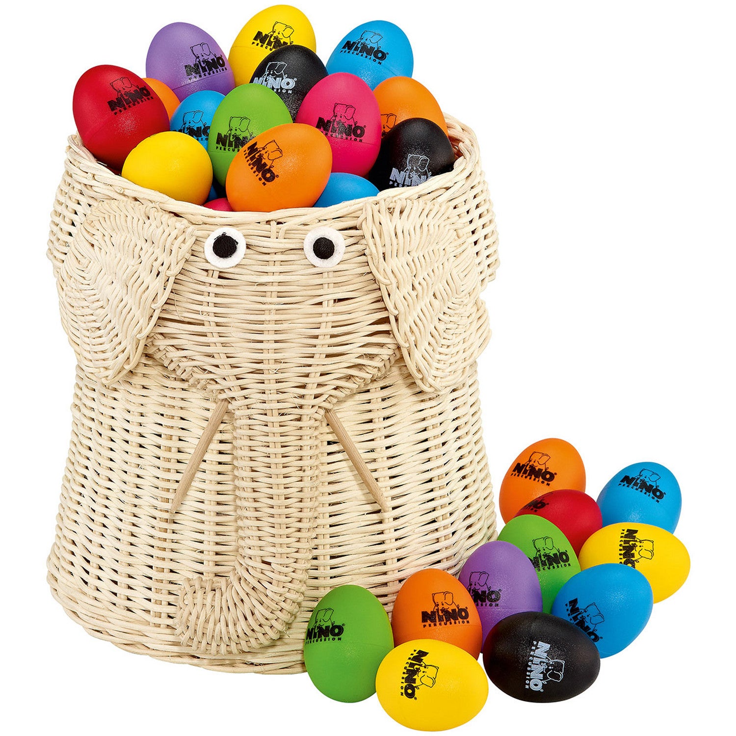 Nino Percussion VE80-NI540-2 Egg-Shaker-Set, 8-farbig, 80-teilig Nino Percussion VE80-NI540-2 Egg-Shaker-Set, 8-farbig, 80-teilig von Nino Percussion