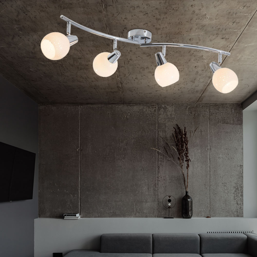 LED Deckenlampe mit vier Glas Schirmen für Ihre Küche DOXY von Nino