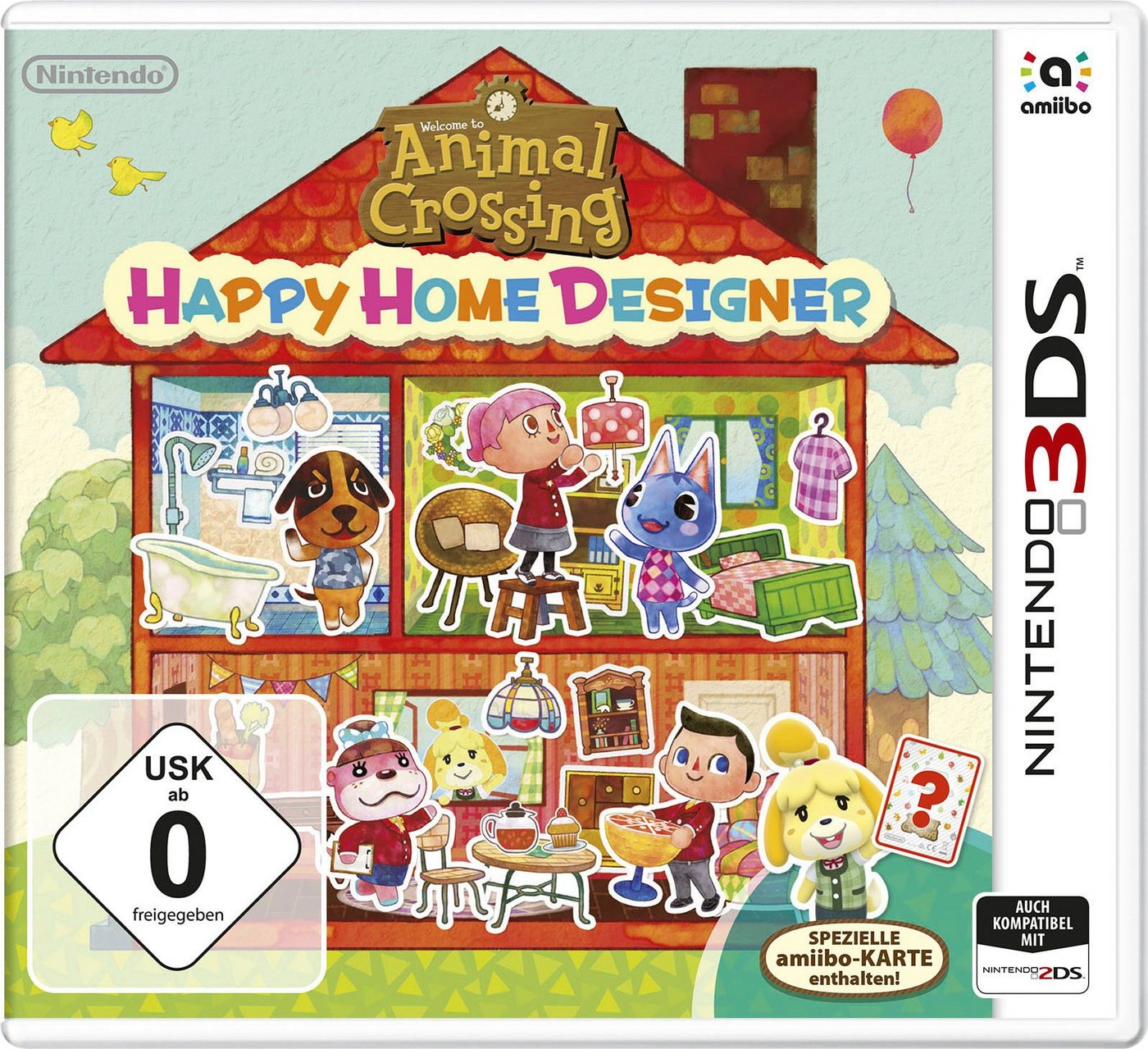 Animal Crossing Happy Home Designer Nintendo 3DS, inkl. Amiibo Karte von Nintendo 3DS