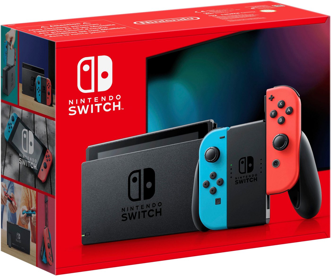 Nintendo Switch Switch Neon-Rot/Neon-Blau, Konsole r/b von Nintendo Switch