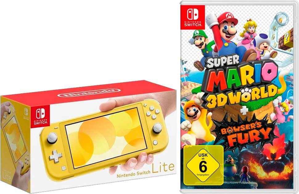 Nintendo Switch Lite, inkl. Mario 3D World + Bowser's Fury von Nintendo Switch
