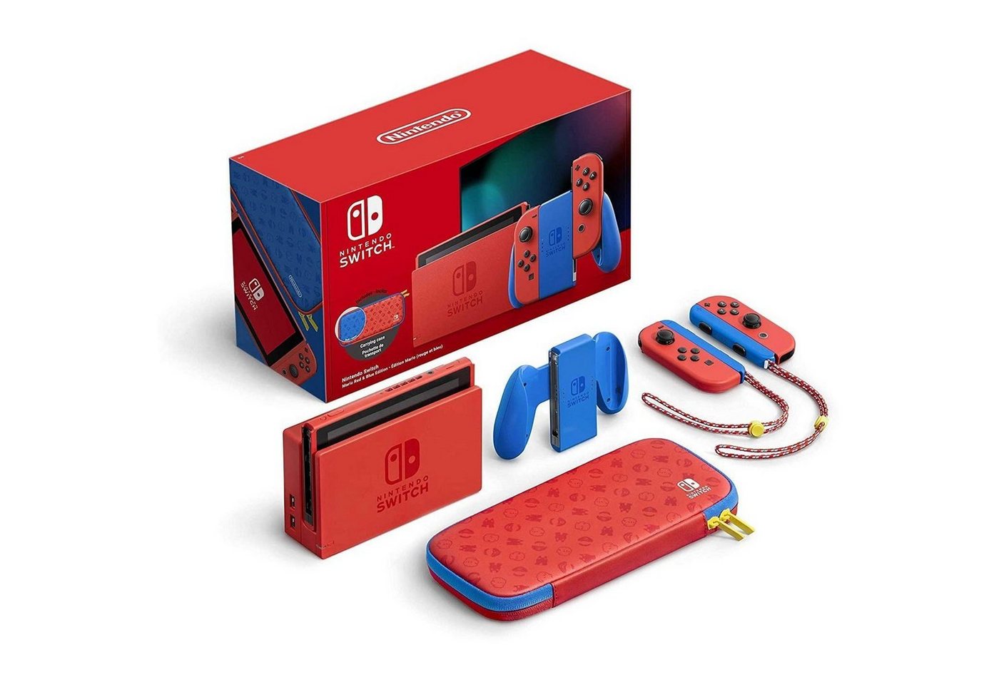 Nintendo Switch Switch Konsole / Mario Red & Blue Limited Edition von Nintendo Switch