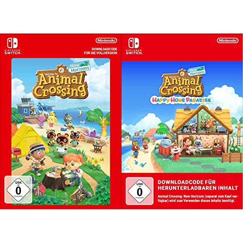 Animal Crossing: New Horizons Standard [Nintendo Switch - Download Code] + New Horizons Happy Home Paradise DLC [Nintendo Switch - Download Code] von Nintendo