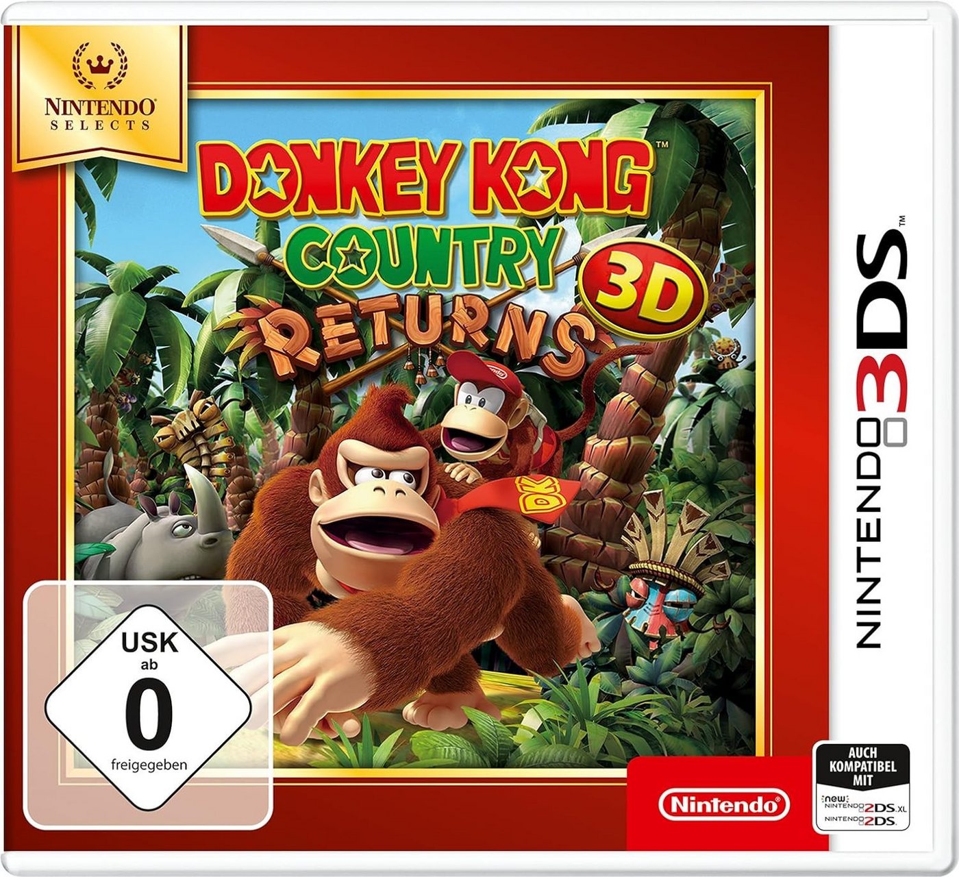 Donkey Kong Country Returns 3D 3DS SELEC TS Nintendo 3DS von Nintendo