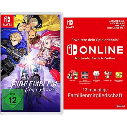 Fire Emblem: Three Houses [Switch Download Code] + Switch Online 12 Monate Familie [Download Code] von Nintendo