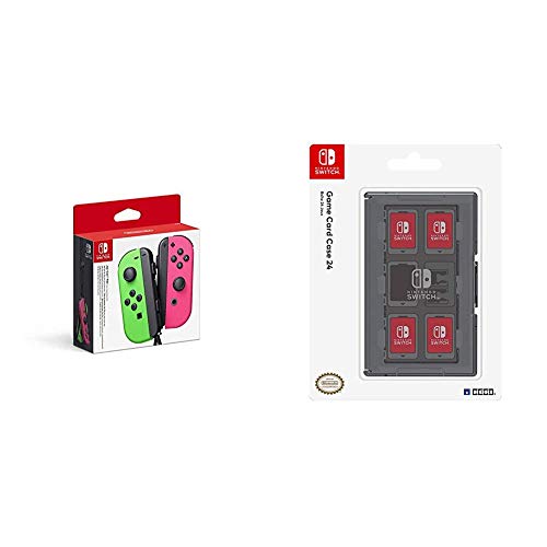 Joy-Con 2er-Set Neon-Gr√ºn/Neon-Pink & HORI Game Card Schutzh√ºlle [Nintendo Switch] schwarz von Nintendo