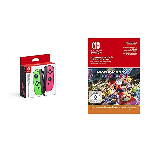 Joy-Con 2er-Set Neon-Gr√ºn/Neon-Pink & Mario Kart 8 Deluxe [Switch Download Code] von Nintendo