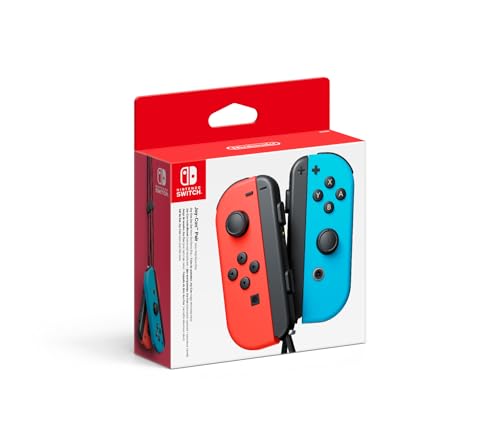 Nintendo Joy-Con 2er-Set Neon-Rot/Neon-Blau, Kabellos, kompatible mit Spielkonsolen Nintendo Joy-Con 2er-Set Neon-Rot/Neon-Blau, Kabellos, kompatible mit Spielkonsolen von Nintendo