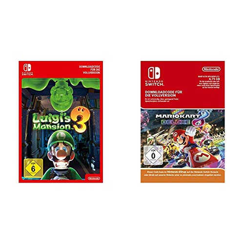 Luigi's Mansion 3 | Nintendo Switch - Download Code & Mario Kart 8 Deluxe [Switch Download Code] von Nintendo