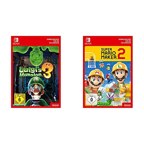 Luigi's Mansion 3 | Nintendo Switch - Download Code & Super Mario Maker 2 | Switch Download Code von Nintendo