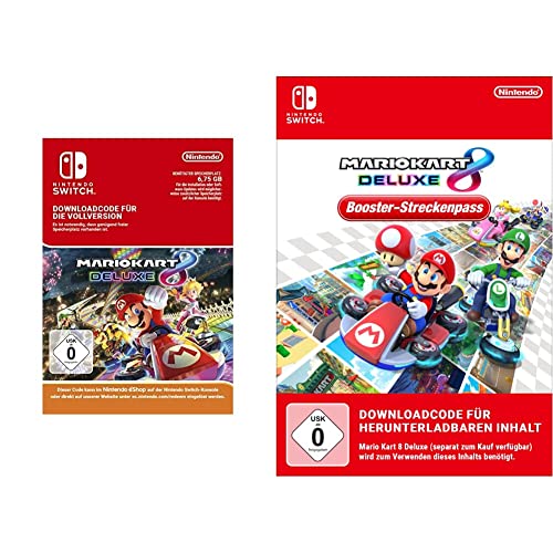 Mario Kart 8 Deluxe [Switch Download Code] + Booster-Streckenpass DLC - [Switch Download Code] von Nintendo