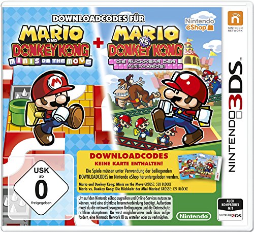 Mario and Donkey Kong: Minis on the Move und Mario vs. Donkey Kong: Die Rückkehr der Mini-Marios! [Download-Code, kein Datenträger enthalten] von Nintendo
