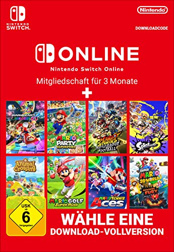 Multi-software + 90-tägige Einzelmitgliedschaft für Nintendo Switch Online Multi-software + 3M | Nintendo Switch - Download Code von Nintendo