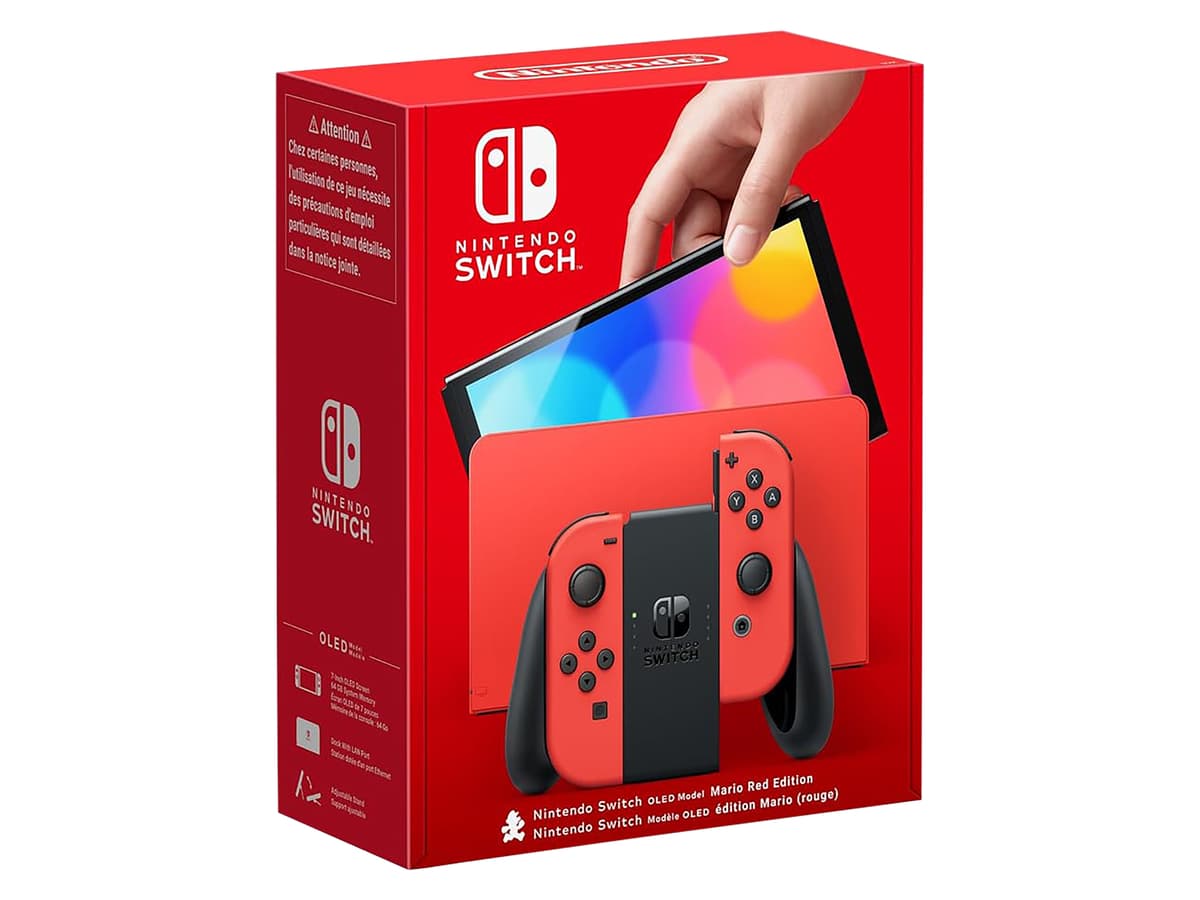 NINTENDO Konsole Switch Mario-Edition rot OLED NINTENDO Konsole Switch Mario-Edition rot OLED von Nintendo