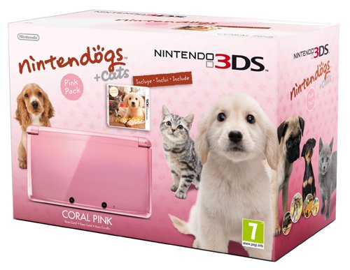 Nintendo 3ds Rosa Corallo+Nintendogs+Cats von Nintendo
