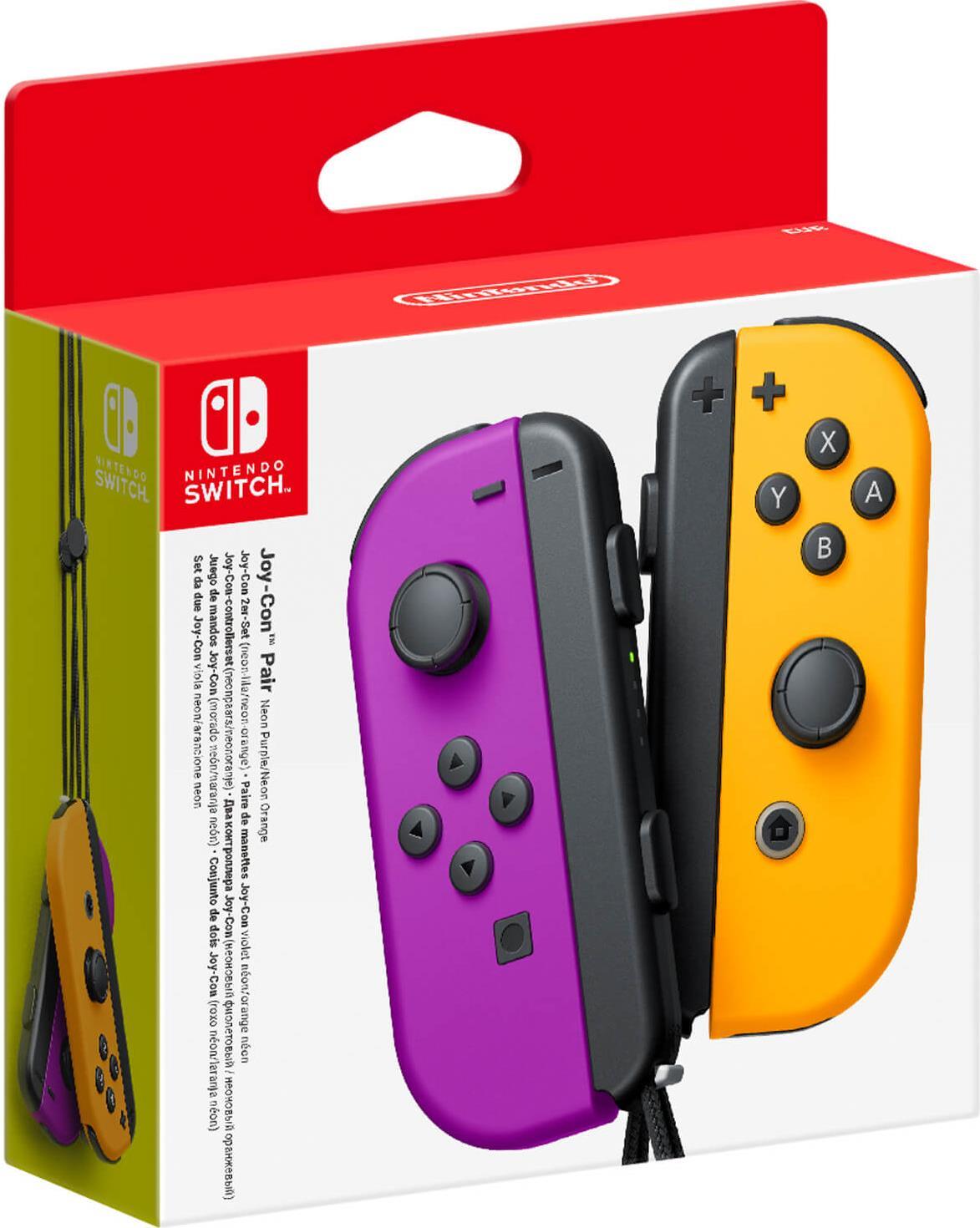 Nintendo Joy-Con Gamepad Nintendo Switch Analog / Digital Bluetooth Schwarz - Orange - Violett (10002888) von Nintendo