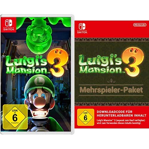 Nintendo Luigi's Mansion 3 [Nintendo Switch] + Mehrspieler-Paket [Switch Download Code] von Nintendo