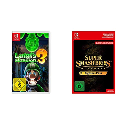 Nintendo Luigi's Mansion 3 - [Nintendo Switch] & Super Smash Bros. Ultimate Fighters Pass | Switch - Download Code von Nintendo