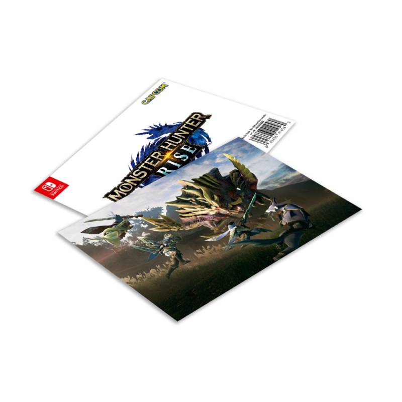 Nintendo Switch with Gray Joy-Con - Monster Hunter Rise Edition - Spielkonsole - Full HD - Grau (10006106) von Nintendo