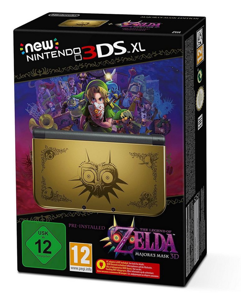 Nintendo New 3DS XL Limited gold inkl. Legend of Zelda: Majora's Mask 3D von Nintendo
