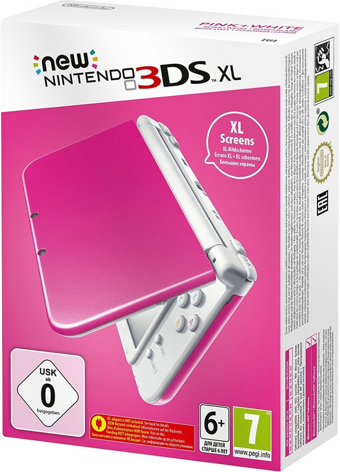 Nintendo New 3DS XL Pearl White, NFC New 3DS von Nintendo