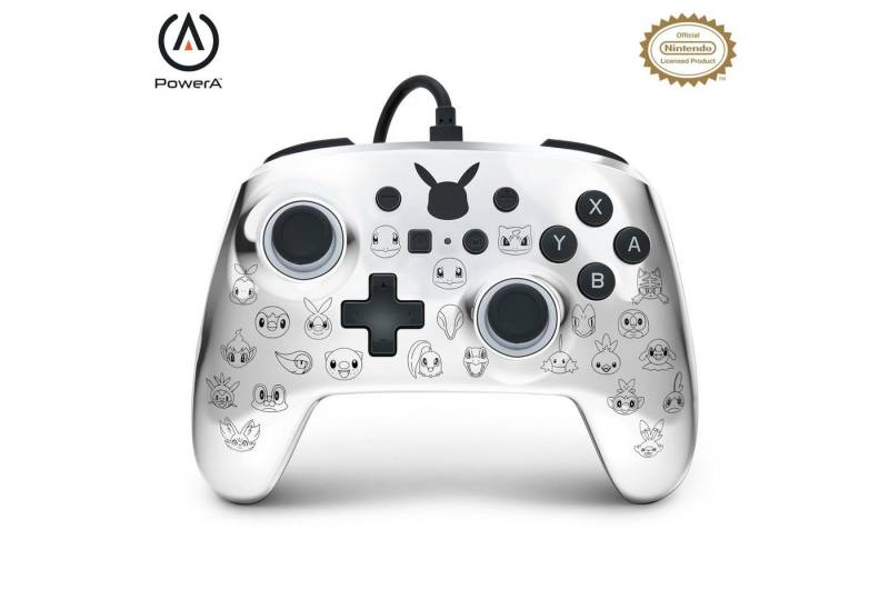 Nintendo Pokémon Schwarz und Silber / Wired Controller - Nintendo Switch Nintendo-Controller von Nintendo