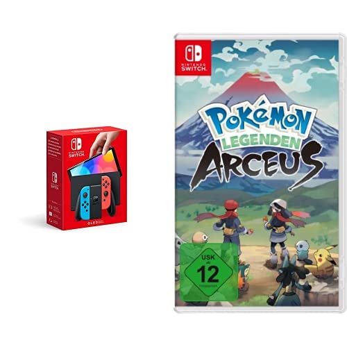 Nintendo Switch (OLED-Modell) Neon-Rot/Neon-Blau + Pokémon-Legenden: Arceus - [Nintendo Switch] von Nintendo
