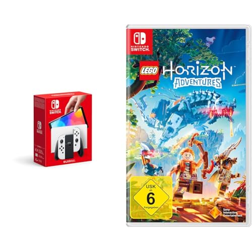 Nintendo Switch-Konsole (OLED-Modell) Weiß & LEGO Horizon Adventures (Switch) von Nintendo