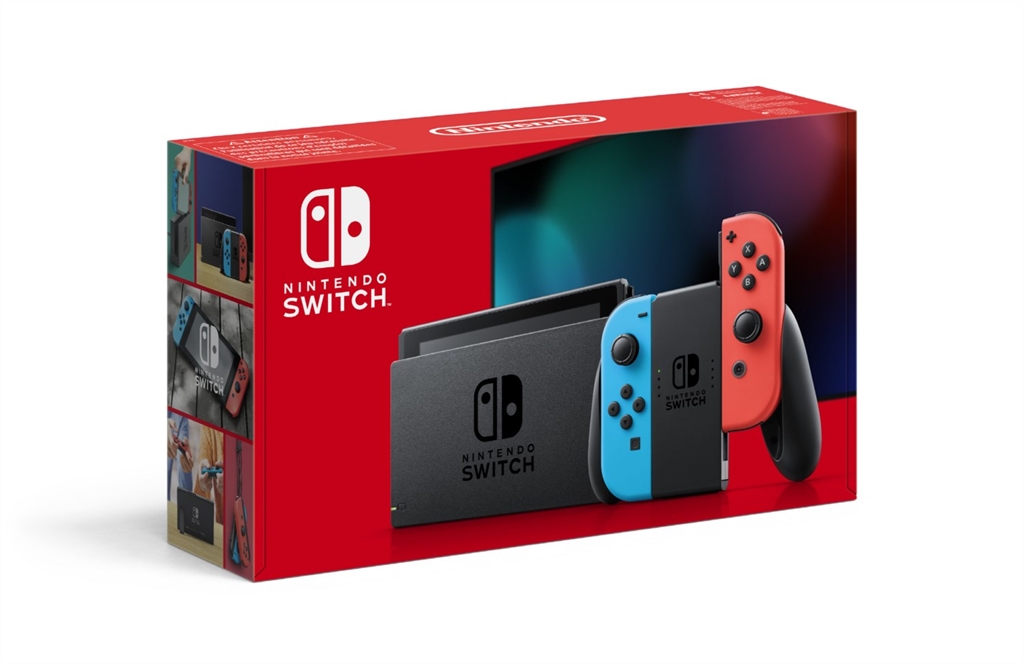 Nintendo Switch Konsole (neon rot/neon blau) von Nintendo