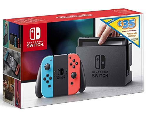 Nintendo Switch Konsole Neon-Rot/Neon-Blau + 35€ e-Shop Guthaben von Nintendo