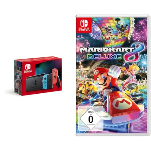 Nintendo Switch Konsole - Neon-Rot/Neon-Blau + Mario Kart 8 Deluxe - [Nintendo Switch] von Nintendo