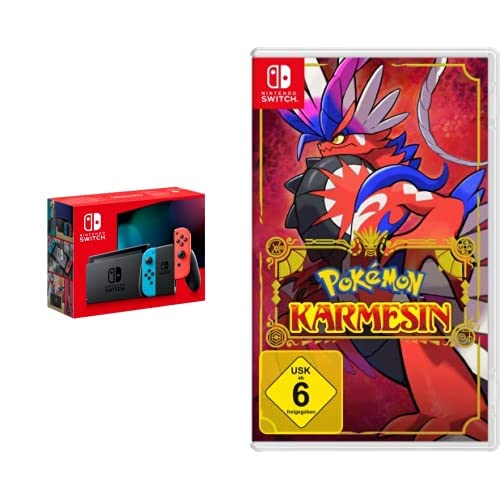 Nintendo Switch Konsole - Neon-Rot/Neon-Blau + Pokémon Karmesin - [Nintendo Switch] von Nintendo