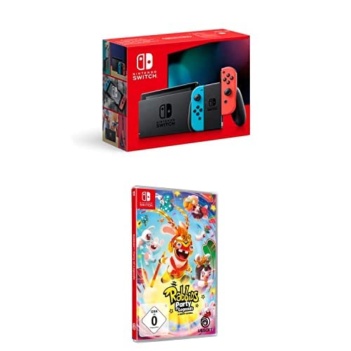 Nintendo Switch Konsole - Neon-Rot/Neon-Blau + Rabbids Party of Legends - [Nintendo Switch] von Nintendo