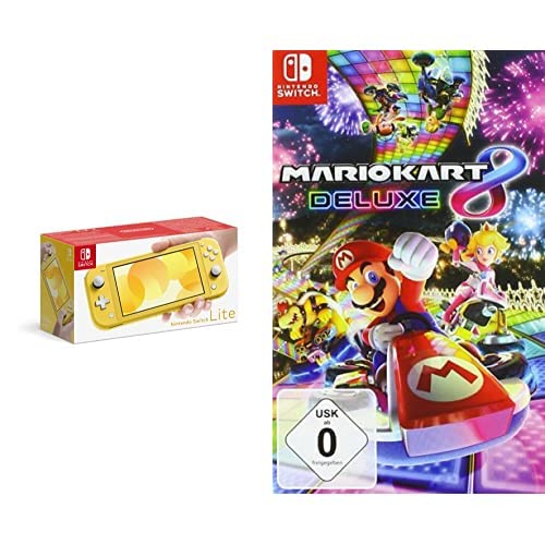 Nintendo Switch Lite, Standard, Gelb + Mario Kart 8 Deluxe - [Nintendo Switch] von Nintendo