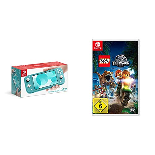 Nintendo Switch Lite, türkis-blau + LEGO Jurassic World Switch von Nintendo