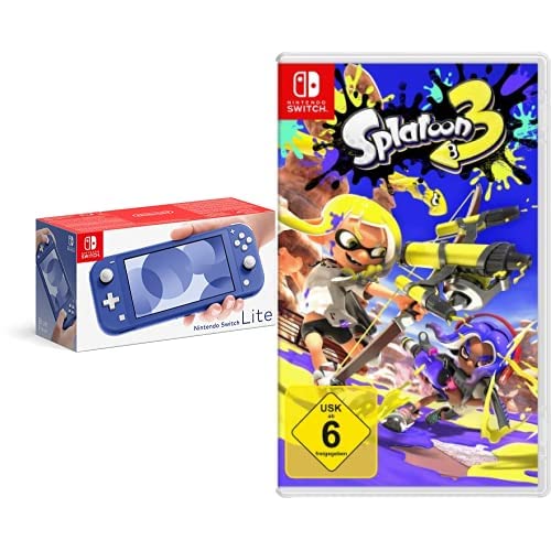 Nintendo Switch Lite Blau + Splatoon 3 Switch von Nintendo