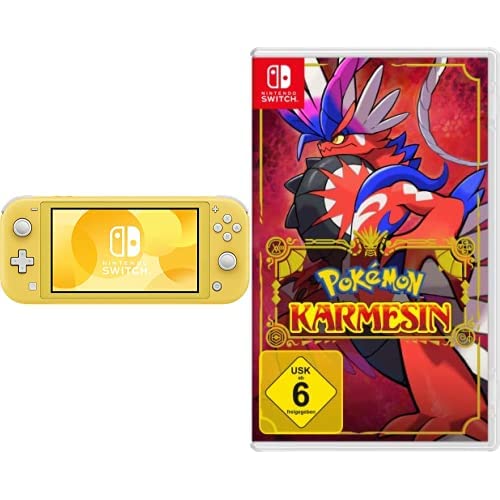 Nintendo Switch Lite Gelb + Pokémon Karmesin Switch von Nintendo