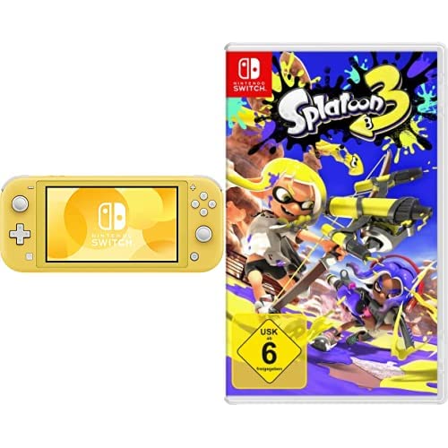 Nintendo Switch Lite Gelb + Splatoon 3 Switch von Nintendo