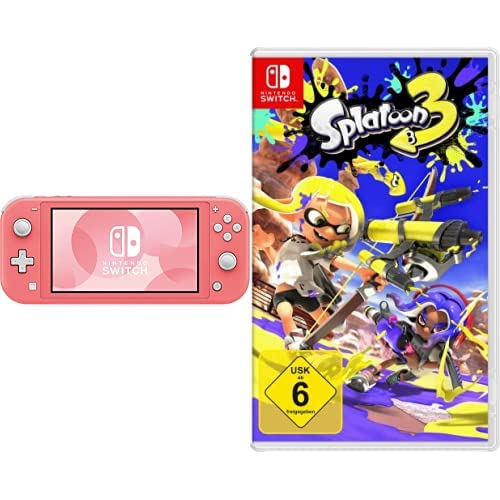 Nintendo Switch Lite Koralle + Splatoon 3 Switch von Nintendo