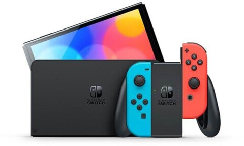 Nintendo Switch OLED 64GB neon-rot neon-blau Nintendo Switch OLED 64GB neon-rot neon-blau von Nintendo